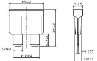 Модуль связи DC80V 30Amp 5G сплавляет UL аттестовал автомобильный взрыватель лезвия в Китае