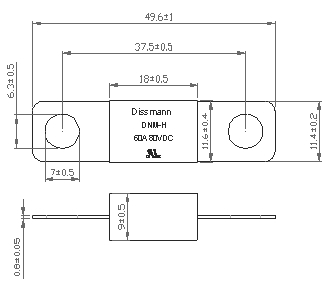 Сильнотоковый автомобильный взрыватель DC32V DC58V DC80V для низкого взрывателя разрывной мощности